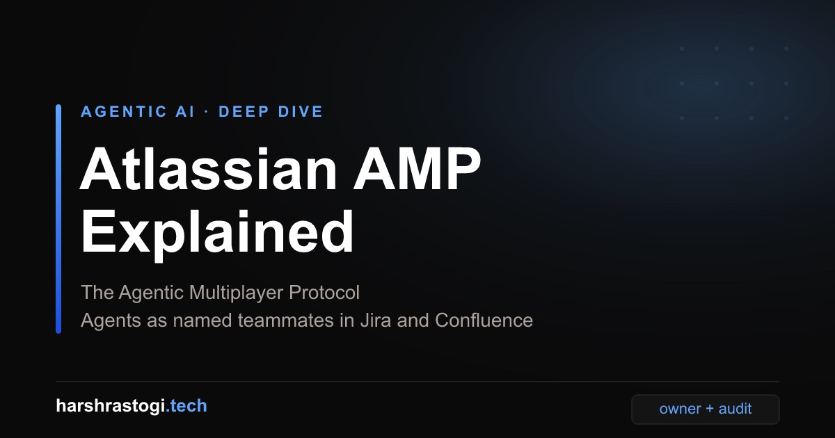 Atlassian AMP explained: the Agentic Multiplayer Protocol makes AI agents named teammates