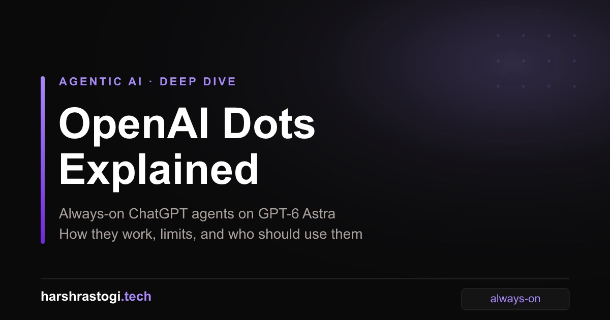OpenAI Dots explained: always-on ChatGPT agents that keep working after you log off